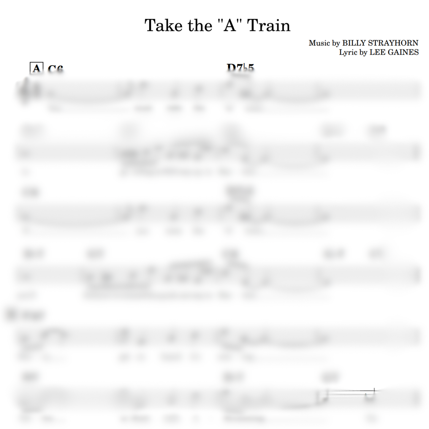Take the “A” Train – Duke Ellington